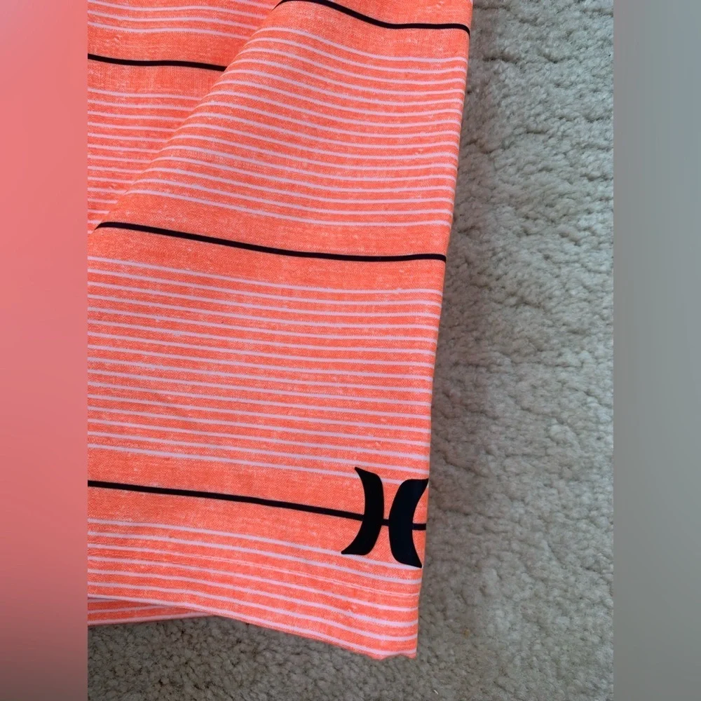 Hurley NWT Size 7/8 Bright Orange Swim Trunks